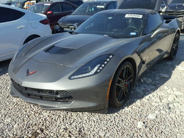 1G1YK2D74G5119398 - 2016 CHEVROLET CORVETTE S GRAY photo 2