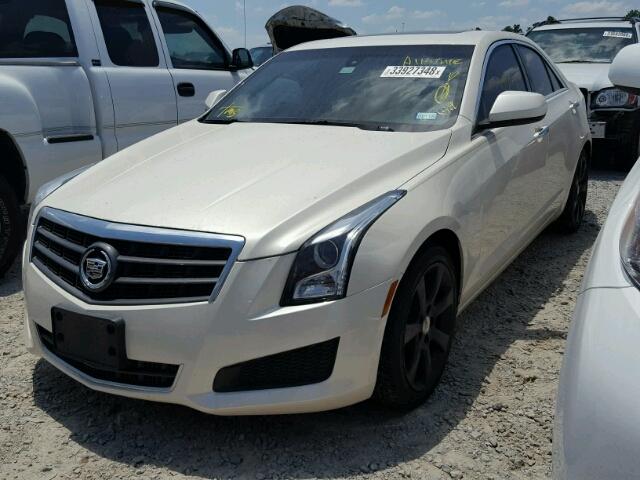 1G6AA5RA9E0104992 - 2014 CADILLAC ATS CREAM photo 2