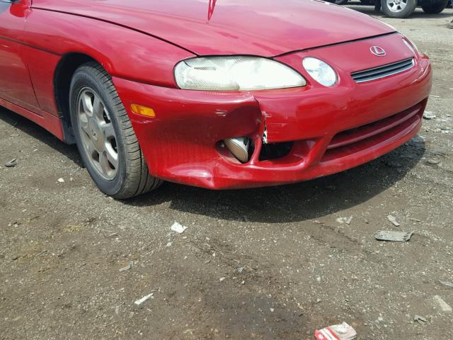 JT8CD32Z6W1002917 - 1998 LEXUS SC 300 RED photo 9