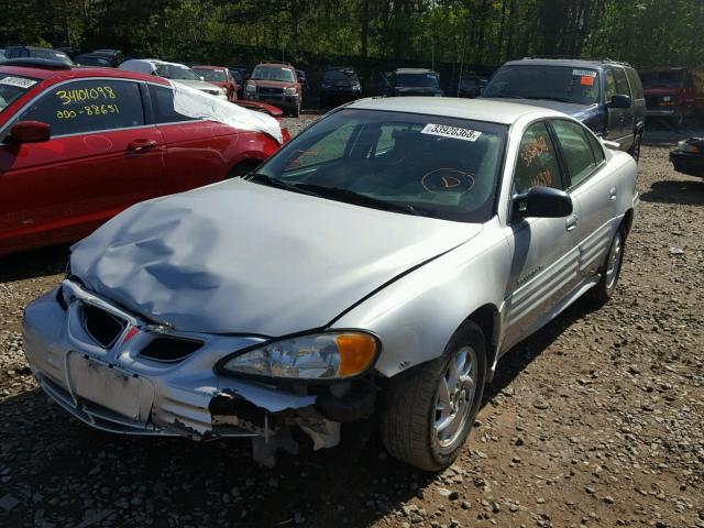 1G2NF52EX1C224665 - 2001 PONTIAC GRAND AM S 银色 照片 2