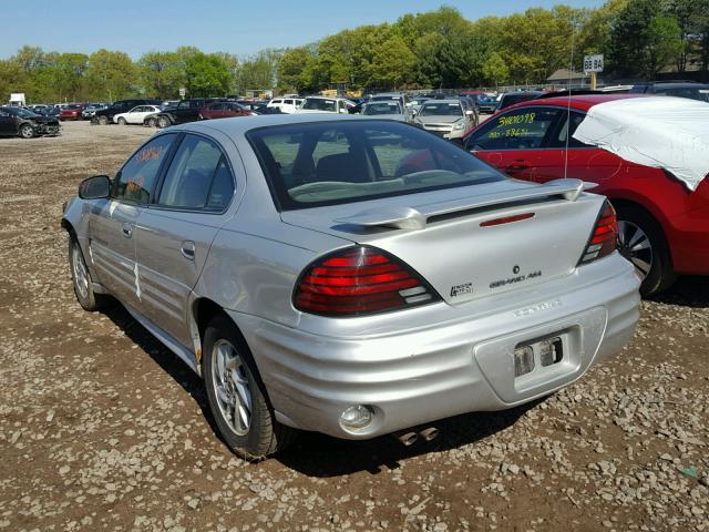 1G2NF52EX1C224665 - 2001 PONTIAC GRAND AM S 银色 照片 3