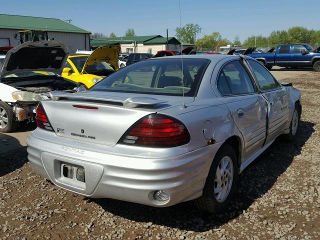 1G2NF52EX1C224665 - 2001 PONTIAC GRAND AM S 银色 照片 4