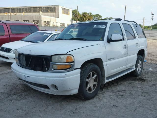 1GKEK63U61J275891 - 2001 GMC DENALI WHITE photo 2