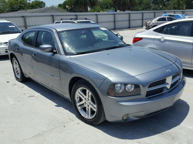 2B3KA53H06H164634 - 2006 DODGE CHARGER R/ SILVER photo 1