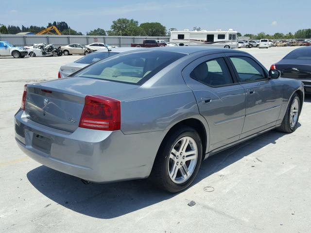 2B3KA53H06H164634 - 2006 DODGE CHARGER R/ SILVER photo 4