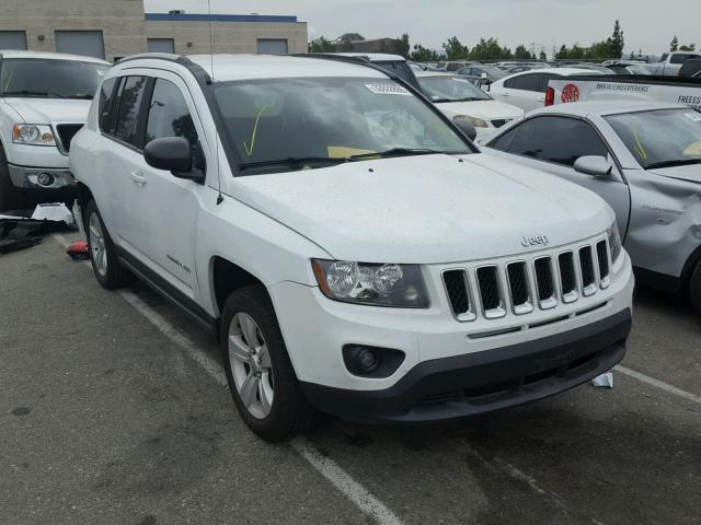 1C4NJCBAXGD665596 - 2016 JEEP COMPASS SP WHITE photo 1