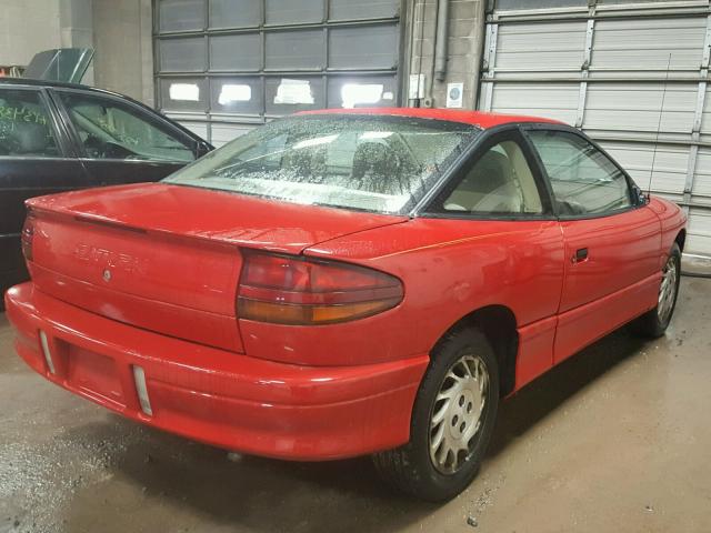 1G8ZE1286SZ342076 - 1995 SATURN SC1 RED photo 4