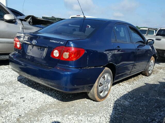 2T1BR32E06C705453 - 2006 TOYOTA COROLLA CE BLUE photo 4