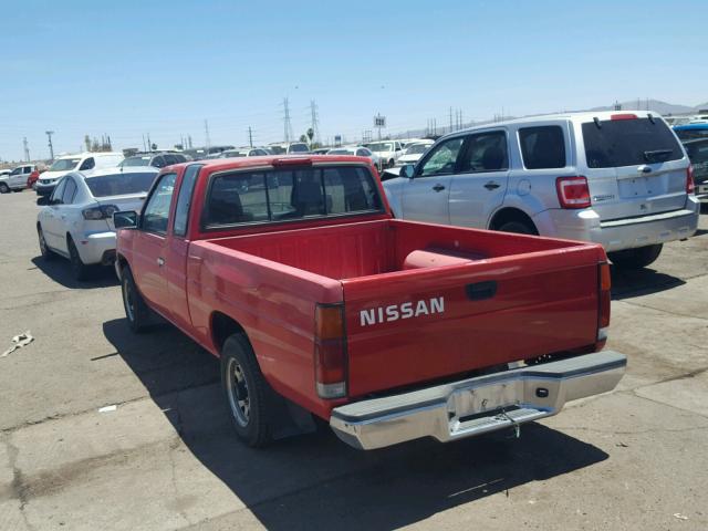 1N6SD16S7SC366323 - 1995 NISSAN TRUCK KING RED photo 3