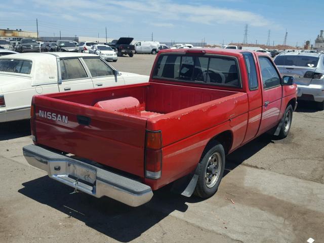 1N6SD16S7SC366323 - 1995 NISSAN TRUCK KING RED photo 4