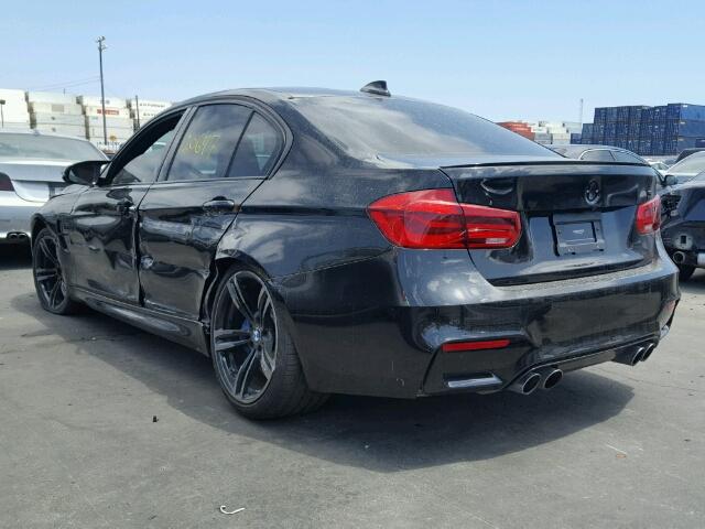 WBS8M9C53G5E68428 - 2016 BMW M3 BLACK photo 3