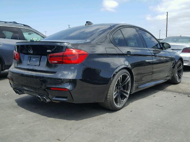 WBS8M9C53G5E68428 - 2016 BMW M3 BLACK photo 4