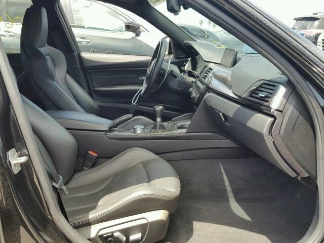 WBS8M9C53G5E68428 - 2016 BMW M3 BLACK photo 5