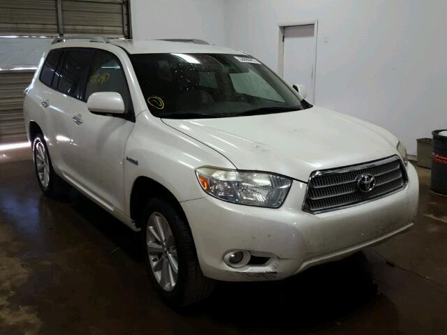 JTEEW44A582009822 - 2008 TOYOTA HIGHLANDER WHITE photo 1