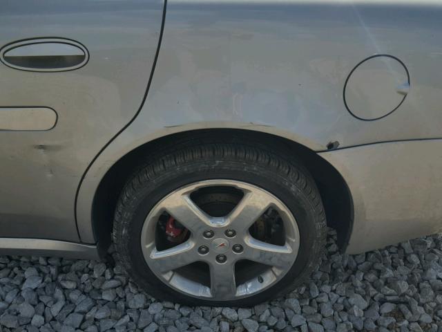 2G2WC58C081164673 - 2008 PONTIAC GRAND PRIX SILVER photo 9