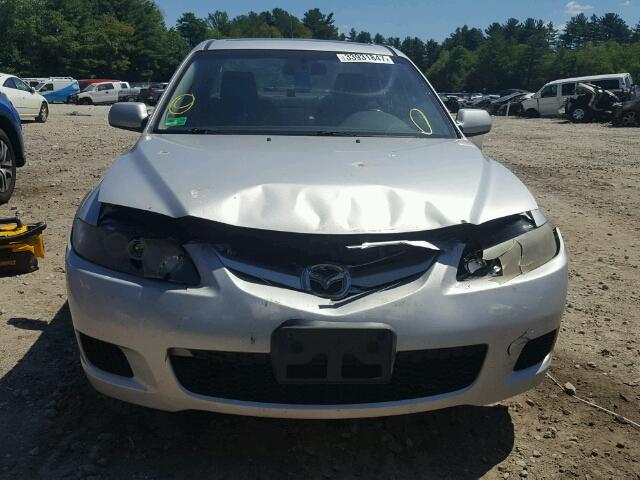 1YVHP80C485M13443 - 2008 MAZDA 6 I SILVER photo 9