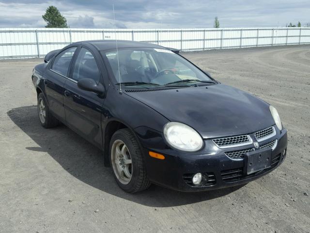 1B3ES56CX3D198194 - 2003 DODGE NEON SXT BLACK photo 1