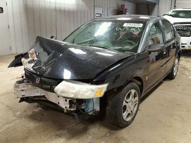 1G8AG52F83Z168865 - 2003 SATURN ION LEVEL BLACK photo 2