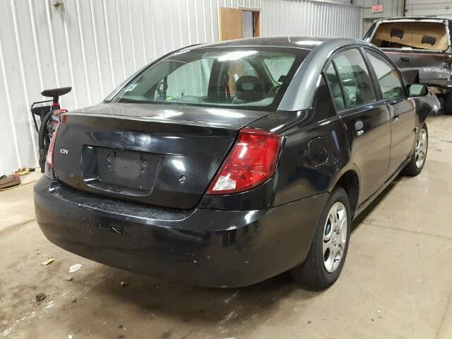 1G8AG52F83Z168865 - 2003 SATURN ION LEVEL BLACK photo 4