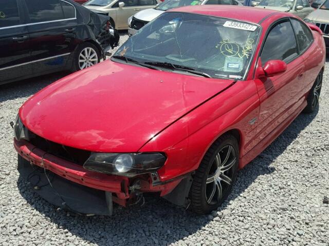 6G2VX12G74L299547 - 2004 PONTIAC GTO RED photo 2