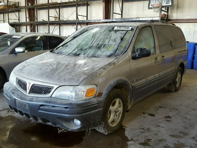 1GMDX03E32D136702 - 2002 PONTIAC MONTANA BEIGE photo 2