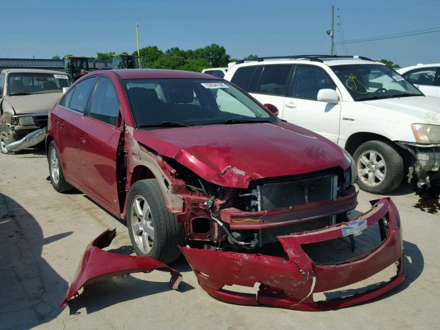 1G1PF5S92B7188075 - 2011 CHEVROLET CRUZE LT RED photo 1