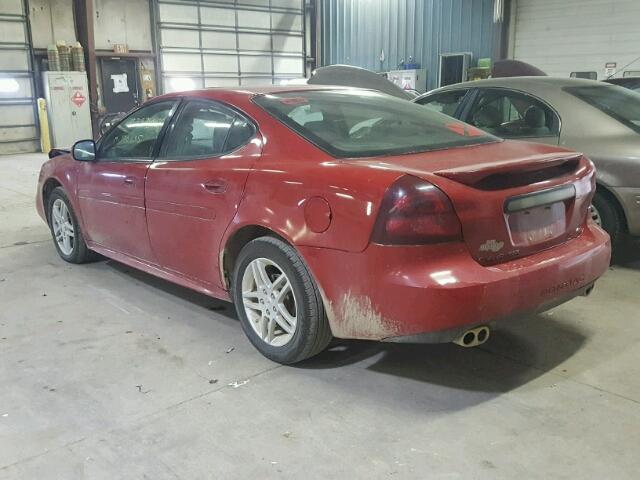 2G2WR554271233549 - 2007 PONTIAC GRAND PRIX RED photo 3