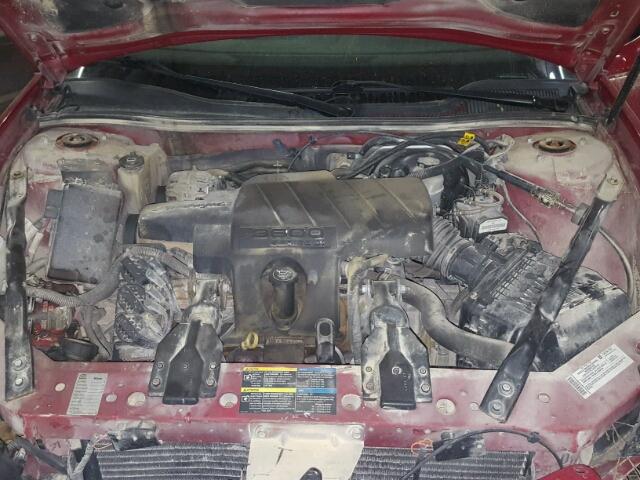 2G2WR554271233549 - 2007 PONTIAC GRAND PRIX RED photo 7