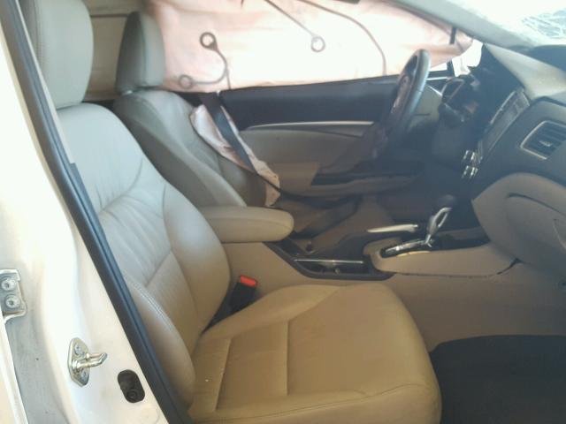 19XFB2F97FE056698 - 2015 HONDA CIVIC EXL WHITE photo 5