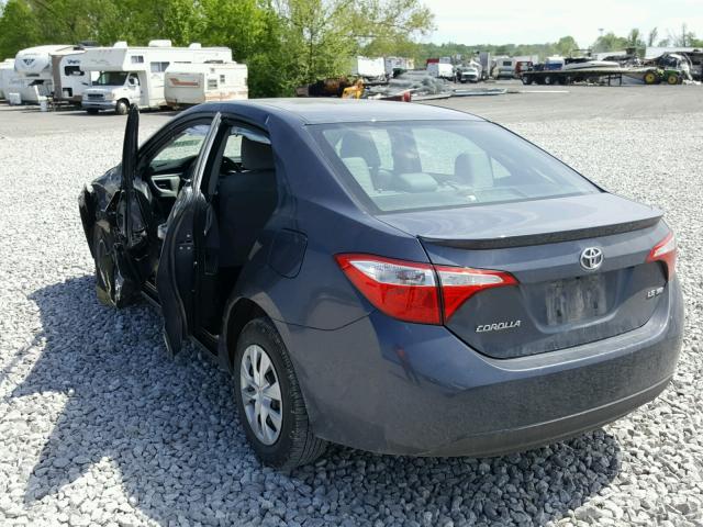 5YFBPRHE3FP300333 - 2015 TOYOTA COROLLA EC 灰色 照片 3