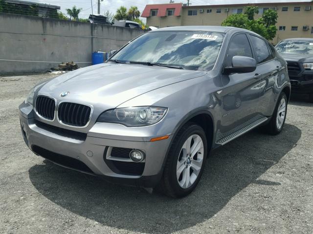 5UXFG2C5XE0H09505 - 2014 BMW X6 XDRIVE3 GRAY photo 2