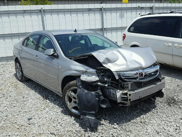 1G8ZS57B88F259294 - 2008 SATURN AURA XE SILVER photo 1