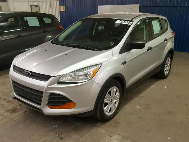 1FMCU0F70EUC59752 - 2014 FORD ESCAPE S GRAY photo 2