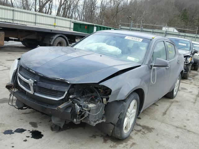 1B3LC56R88N149263 - 2008 DODGE AVENGER SX BLACK photo 2