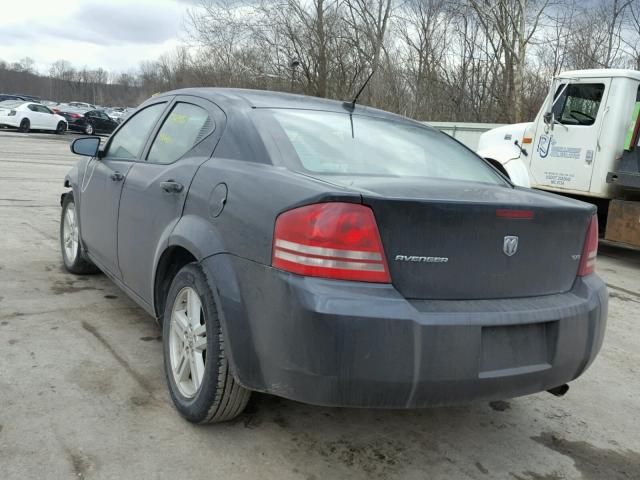 1B3LC56R88N149263 - 2008 DODGE AVENGER SX BLACK photo 3