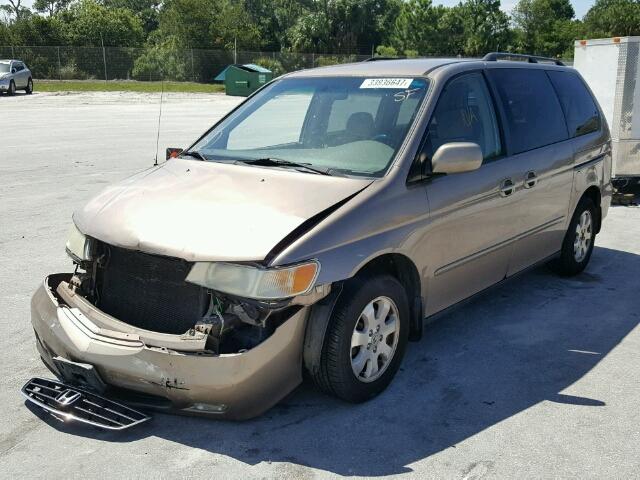 5FNRL18603B057690 - 2003 HONDA ODYSSEY EX TAN photo 2
