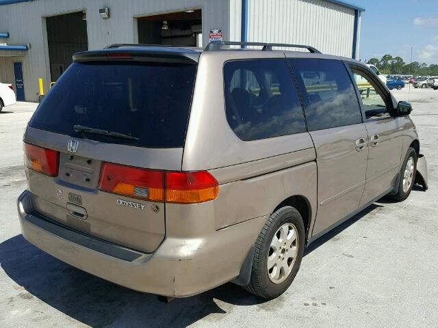 5FNRL18603B057690 - 2003 HONDA ODYSSEY EX TAN photo 4