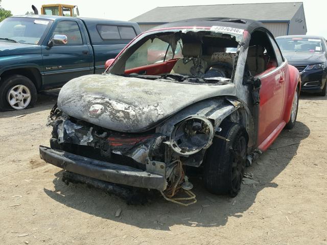 3VWCM31YX4M312737 - 2004 VOLKSWAGEN NEW BEETLE 烧焦的 照片 2