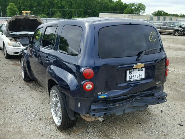 3GNBAAFW7BS530265 - 2011 CHEVROLET HHR LS BLUE photo 3