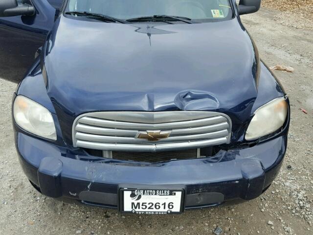 3GNBAAFW7BS530265 - 2011 CHEVROLET HHR LS BLUE photo 7