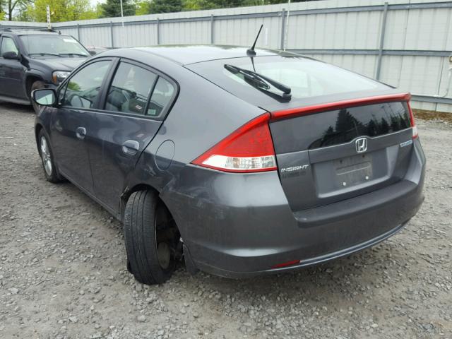 JHMZE2H7XAS012697 - 2010 HONDA INSIGHT EX GRAY photo 3