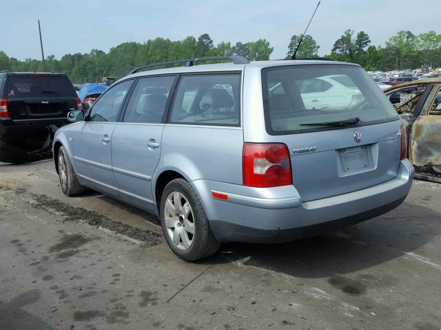 WVWWH63B73E166672 - 2003 VOLKSWAGEN PASSAT GLX GRAY photo 3