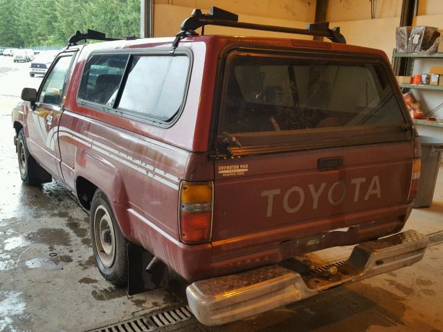 JT4RN50A0J5145543 - 1988 TOYOTA PICKUP 1/2 RED photo 3