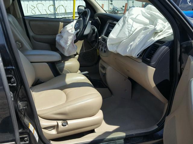 4F2CZ96114KM19718 - 2004 MAZDA TRIBUTE ES 黑色 照片 5