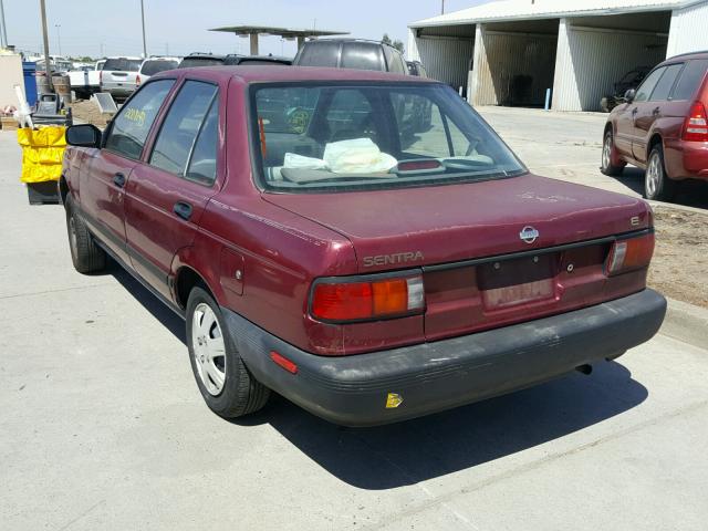 JN1EB31PXPU215551 - 1993 NISSAN SENTRA E RED photo 3