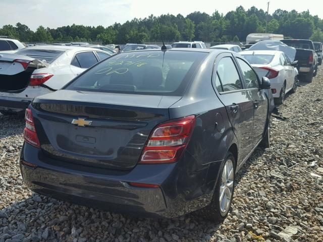 1G1JB5SH8H4169534 - 2017 CHEVROLET SONIC LS 灰色 照片 4