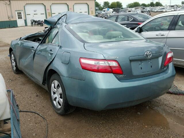 4T4BE46K39R110347 - 2009 TOYOTA CAMRY/SE/L BLUE photo 3