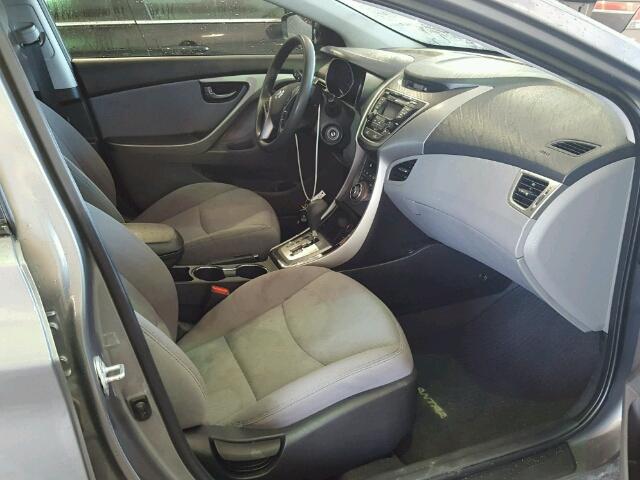 5NPDH4AE5DH422432 - 2013 HYUNDAI ELANTRA GL GRAY photo 5