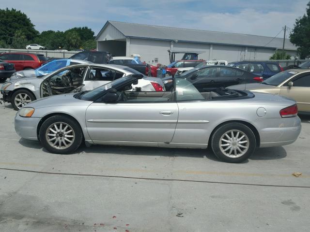 1C3EL55T23N600009 - 2003 CHRYSLER SEBRING LX SILVER photo 9