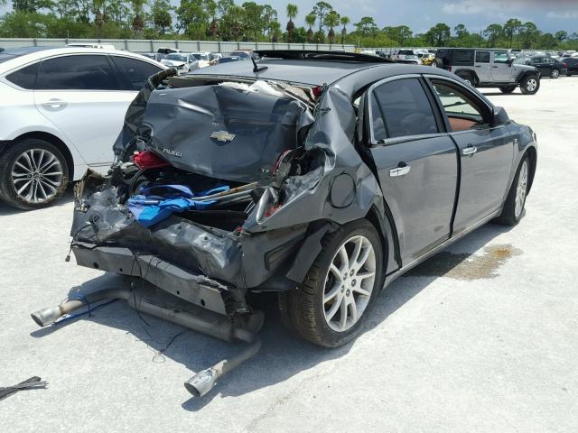 1G1ZK57748F183986 - 2008 CHEVROLET MALIBU LTZ 灰色 照片 4